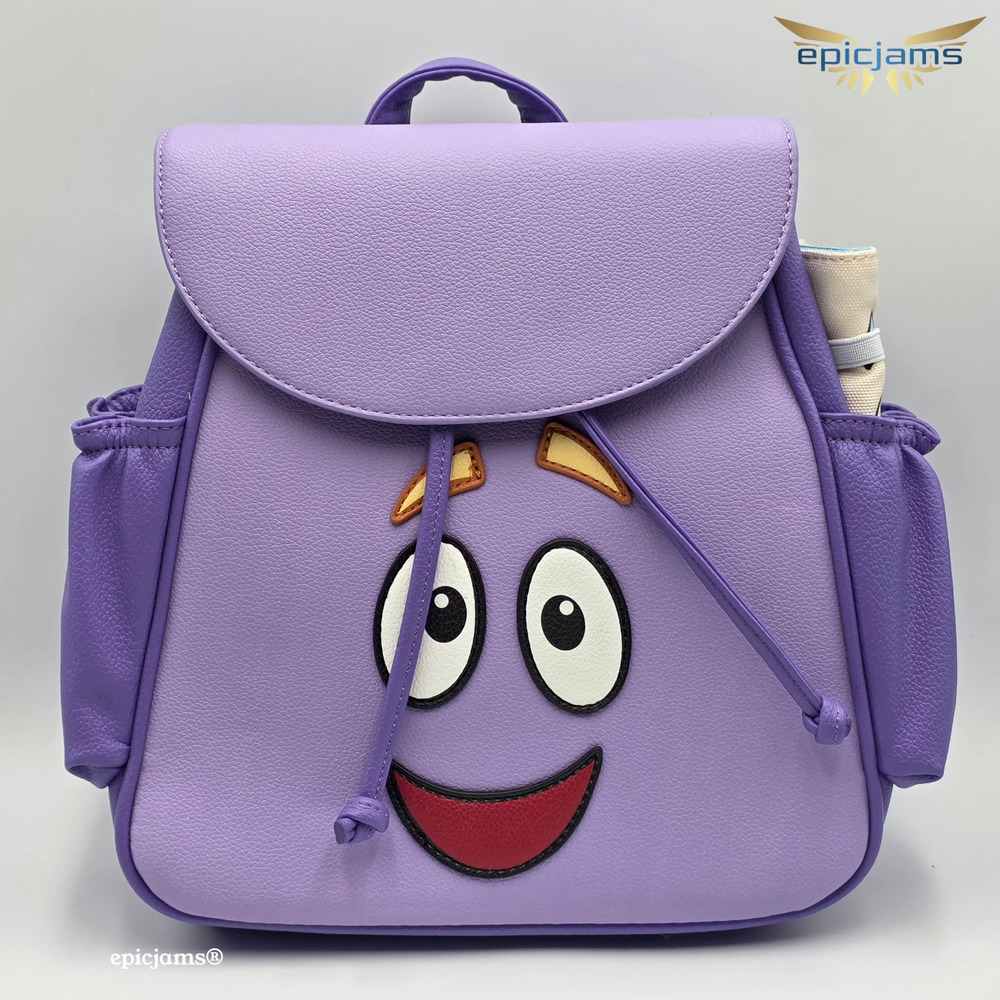 Dora The Explorer Backpack & Map Purple Mini Backpack New